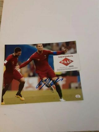 Cristiano Ronaldo Portugal Signed Authentic Autograph With