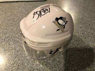 Sidney Crosby Signed Mini Hockey Helmet Pittsburgh Penguins Autograph