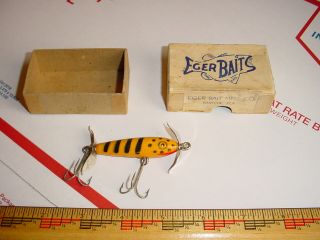 Vintage Eger Bait Co.  Florida Lure & Box Small