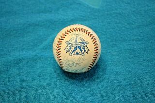 1995 American League All Star Team Autographed Baseball 27 Signatures