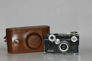 Argus C3 35mm Rangefinder Film Camera Vintage With Leather Case