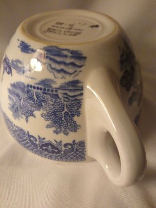 Vintage SHENANGO CHINA Blue Willow Coffee Cup Restaurant Ware R - 33 2