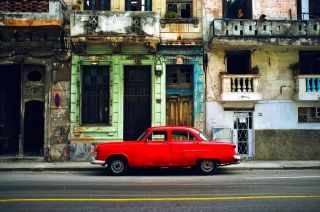 Vintage Cuban Havana Street Car Cuba Picture Wall Art Photo Print Poster A3 A4