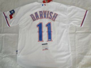 Yu Darvish Signed Autographed Jersey Texas Rangers Psa/dna Certified