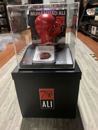 Fiji $2 Muhammad Ali Colorized 1 Oz Silver Ngc Pf 69 Ultra Cameo W/ Glove Case