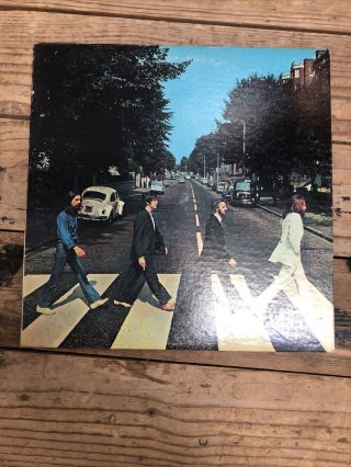 Vtg The Beatles " Abbey Road " 1969 Vinyl Lp Record Album Apple So - 383