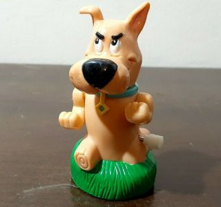 Vintage 1996 Hanna - Barbera Scooby Doo Scrappy Kids Meal Pvc Figure Toy Wind - Up