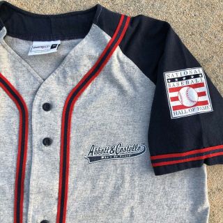 Vintage Abbott And Costello Baseball Hall Of Fame Jersey Tv Show Mlb