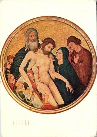 Christ And His Angels Printed In France Vintage Postcard B12