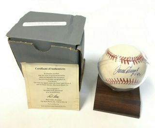 Tom Seaver Signed Autographed Dated Baseball W/ By The Score Board,  Inc.