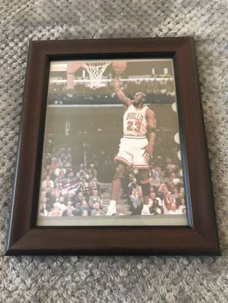 Michael Jordan Chicago Bulls Hof Signed Autograph Auto 8x10 Photo