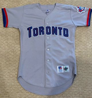 Toronto Blue Jays Vintage Baseball Jersey Russell Athletic Size 40 13 Smith