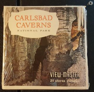 Carlsbad Caverns National Park Vintage View - Master Reel Pack A376 Sawyers S5