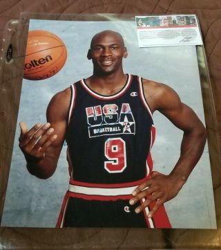 Michael Jordan Chicago Bulls Signed Autographed 8x10 Photo With