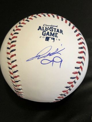 Hyun Jin Ryu Los Angeles Dodgers Autographed 2019 All Star Baseball Jsa Cert