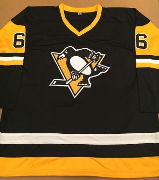 Mario Lemieux Pittsburgh Penguins Autographed Signed Jersey XL 2
