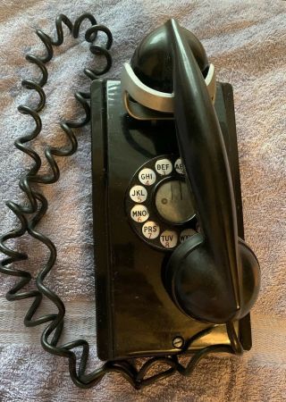 Vintage Wall Mount Western Bell Rotary Telephone