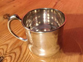 Vintage Silver Plated Small Cup Tankard Mug Oneida Made In Canada 2 1/4 "
