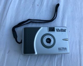 Vintage Vivitar Ultra Wide & Slim 35mm Film Camera 35mm Point And Shoot Film Cam