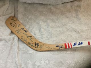 Team Usa 1980 Olympics Gold Medal Miracle Signed Hockey Stick W/