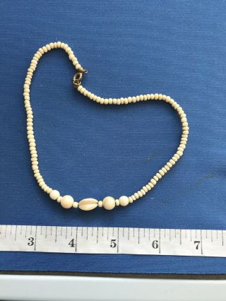 Vintage Art Deco Jewellery Early Plastic / Bakelite Necklace (15)