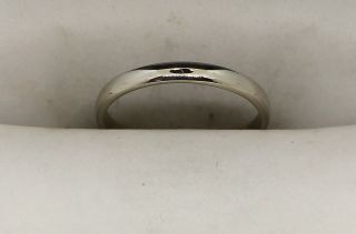Vintage 1950s Era 10k White Gold Baby Ring Sz 1.  75 (0.  64g)