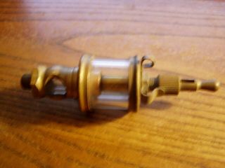 Vintage Lunkenheimer No 0 Fig.  1300 Sentinel Brass Glass Oiler Hit & Miss Engine