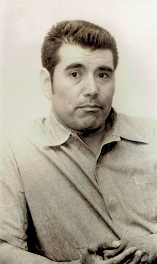1973 Vintage Photo Serial Killer Juan Corona In Prison Cell