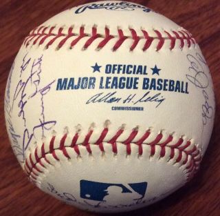 Ny Mets 1969 World Series Team Signed Baseball 23 Signatures Mlb Rawlings