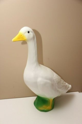 1987 Union Products Inc.  6110 Vintage Blow Mold Goose Statuary Figure Yard