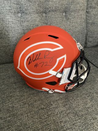 William “the Refrigerator” Perry Signed Full Sized Amp Helmet - Chicago Bears
