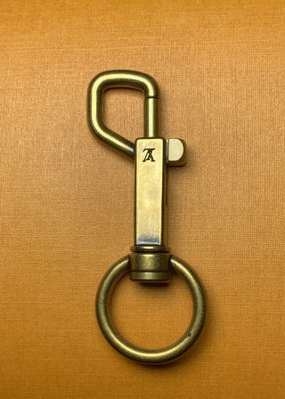 Louis Vuitton Vintage Metal Snap Hook Swivel Clip.