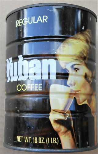 Vintage Yuban 1 - Pound Coffee Tin/no Lid