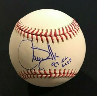 Larry Walker Rockies Mvp Cardinals Expos Autographed Signed Oml Mlb Baseball