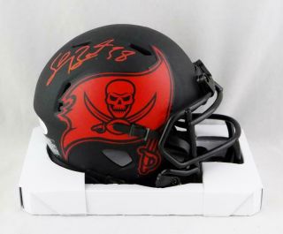 Shaquil Barrett Autographed Tampa Bay Bucs Eclipse Mini Helmet - Jsa W Auth Red
