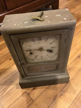 Vintage Ansonia Brass And Copper Co Mantle Clock
