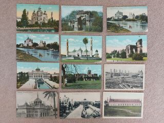 12 Vintage Postcards/carte Postale Of Lucknow,  India