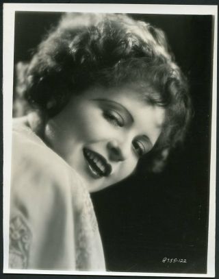Clara Bow In Portrait Vintage 1920s Dblwt Photo