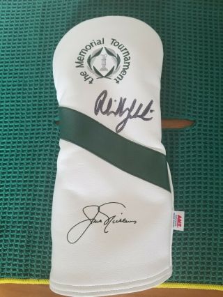 Phil Mickelson Signed Memorial Headcover
