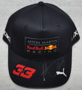 Max Verstappen Signed Official 2018 F1 Red Bull Cap / Hat With Proof