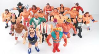 Vintage Wwf 4.  5 " Wrestling Figures - 1990 1991 1992 Titan Sports Action Figures