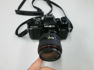 Vintage Minolta X - 700 35mm Film Slr Camera Body W/strap.