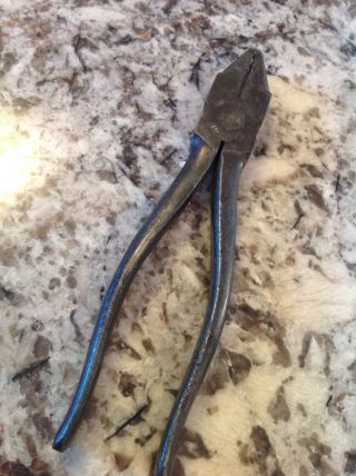 Vtg Kraeuter Industrial 1830 - 8 8 " Wire Cutters Linesman Pliers 1950s - 60s Usa