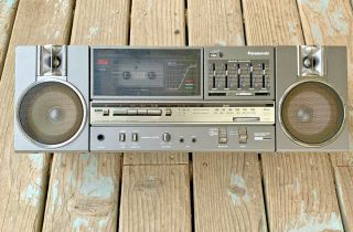 Vintage Panasonic Rx - C45 Boombox Ghettoblaster Am/fm Radio Cassette Tape Player