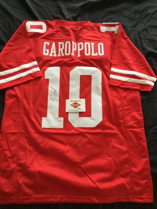 Jimmy Garoppolo Autographed San Francisco 49ers Jersey