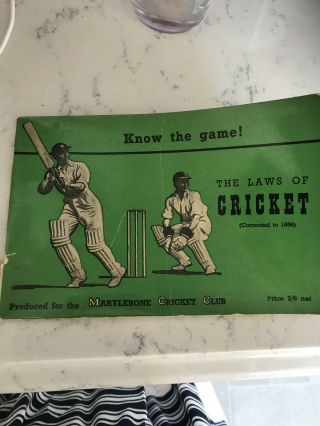 The Laws Of Cricket 