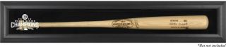 2016 World Series Chicago Cubs Champions Baseball Bat Display Case - Black Frame