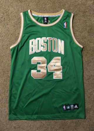 Vintage Adidas Nba Boston Celtics " Paul Pierce 34 " Sewn Jersey Size 50 (large)