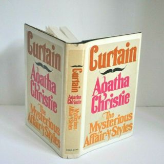 Curtain Agatha Christie The Mysterious Affair At Styles Book Vintage