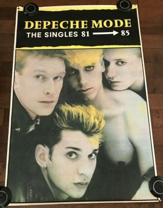 Depeche Mode Subway Poster - The Singles 81 85 - Vintage Huge